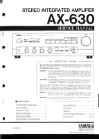 Yamaha AX-630-Service-Manual 